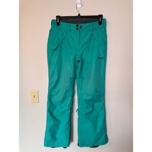 Rip Curl Dandy PT Snow Pants Teal Grn Insulated Waterproof Ski Snowboard Wmns M